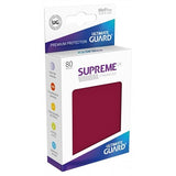 UG SLEEVES SUPREME UX BURGUNDY 80CT (Special Order)