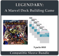 SK SLEEVE BUNDLE LEGENDARY: MARVEL DECK BUILDING (Special Order)