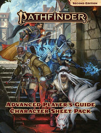 PF 2E: ADVANCED PLAYERS GUIDE CHARACTER SHEET PK (Special Order)