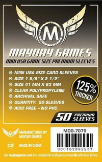 PREMIUM MINI USA SLEEVES 41MM X 63MM 50CT (Special Order)