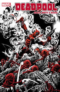 DEADPOOL BLACK WHITE BLOOD #1 (OF 4) HOTZ VAR (Special Order)