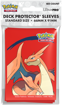 UP D-PRO POKEMON MEGA CHARIZARD Y SLEEVES 65CT (Special Order)