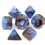 MINI GEMINI 7-DIE SET BLACK-STARLIGHT/RED (Special Order)