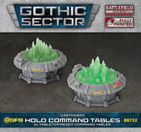 BATTLEFIELD IN A BOX: GOTHIC SECTOR CASTOGRAD HOLO COMMAND TABLES (Special Order)