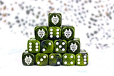 CONQUEST: W'ADRHUN GREEN SWIRL DICE SET (Special Order)