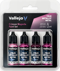VALLEJO: TRUE METALLIC METAL CRIMSON MAGENTA PAINT SET (Pre-Order)