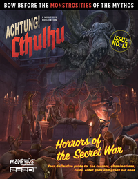 ACHTUNG! CTHULHU 2D20 HORRORS OF THE SECRET WAR (Special Order)