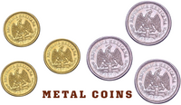 PAX PORFIRIANA METAL COINS (Pre-Order)