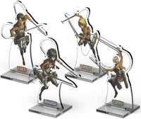 ATTACK ON TITAN 2DZ ACRYLIC STANDEES PACK 1 (EREN, MIKASA, ARMIN, CONNY) (Special Order)