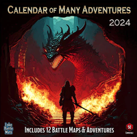 CALENDAR OF MANY ADVENTURES 2024 (Special Order)