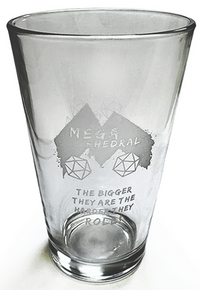 MEGA-HEDRAL PINT GLASS (Special Order)