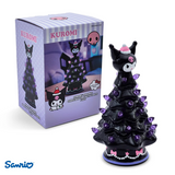 HOLIDAY LIGHT UP CERAMIC CHRISTMAS TREE 6” HELLO KITTY KUROMI (Special Order)