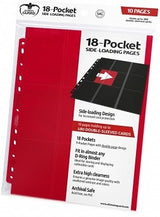 UG SUPREME PAGES SIDE-LOADING 18PKT RED 10CT (Special Order)