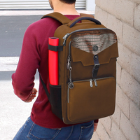 AP ENHANCE CARD STORAGE BACKPACK BROWN (Special Order)