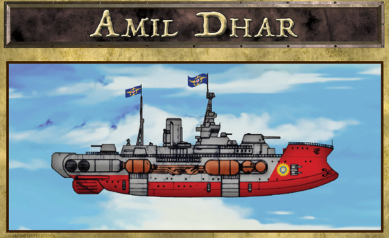 LEVIATHANS THE GREAT WAR AMIL DHAR SHIP PACK (Pre-Order)