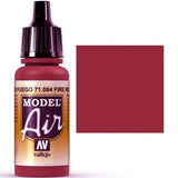VALLEJO: MODEL AIR FIRE RED (17ML) (Special Order)