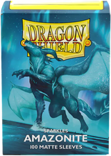 DRAGON SHIELD SLEEVES MATTE AMAZONITE 100CT (Special Order)