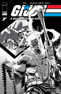 GI JOE A REAL AMERICAN HERO #329 CVR B LEE WEEKS B&W VAR (Special Order)
