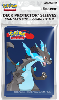 UP D-PRO POKEMON MEGA CHARIZARD X SLEEVES 65CT (Special Order)