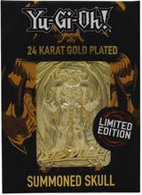 YU-GI-OH! LIMITED EDITION 24K GOLD PLATED SUMMONED SKULL METAL CARD (Special Order)