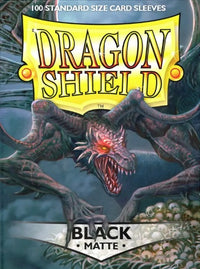 DRAGON SHIELD SLEEVES MATTE BLACK 100CT (Special Order)