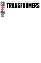 TRANSFORMERS #25 CVR G BLANK SKETCH AUTOBOT VAR (Special Order)
