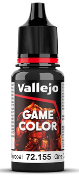 VALLEJO: GAME COLOR HEAVY CHARCOAL 18ML (Special Order)