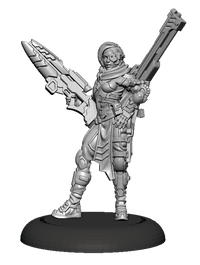 WARCASTER WILD CARD QUARTERMASTER HERO ATTACHMENT (Special Order)