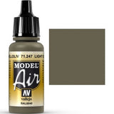VALLEJO: MODEL AIR LIGHT OLIVE RAL 6040 (17ML) (Special Order)