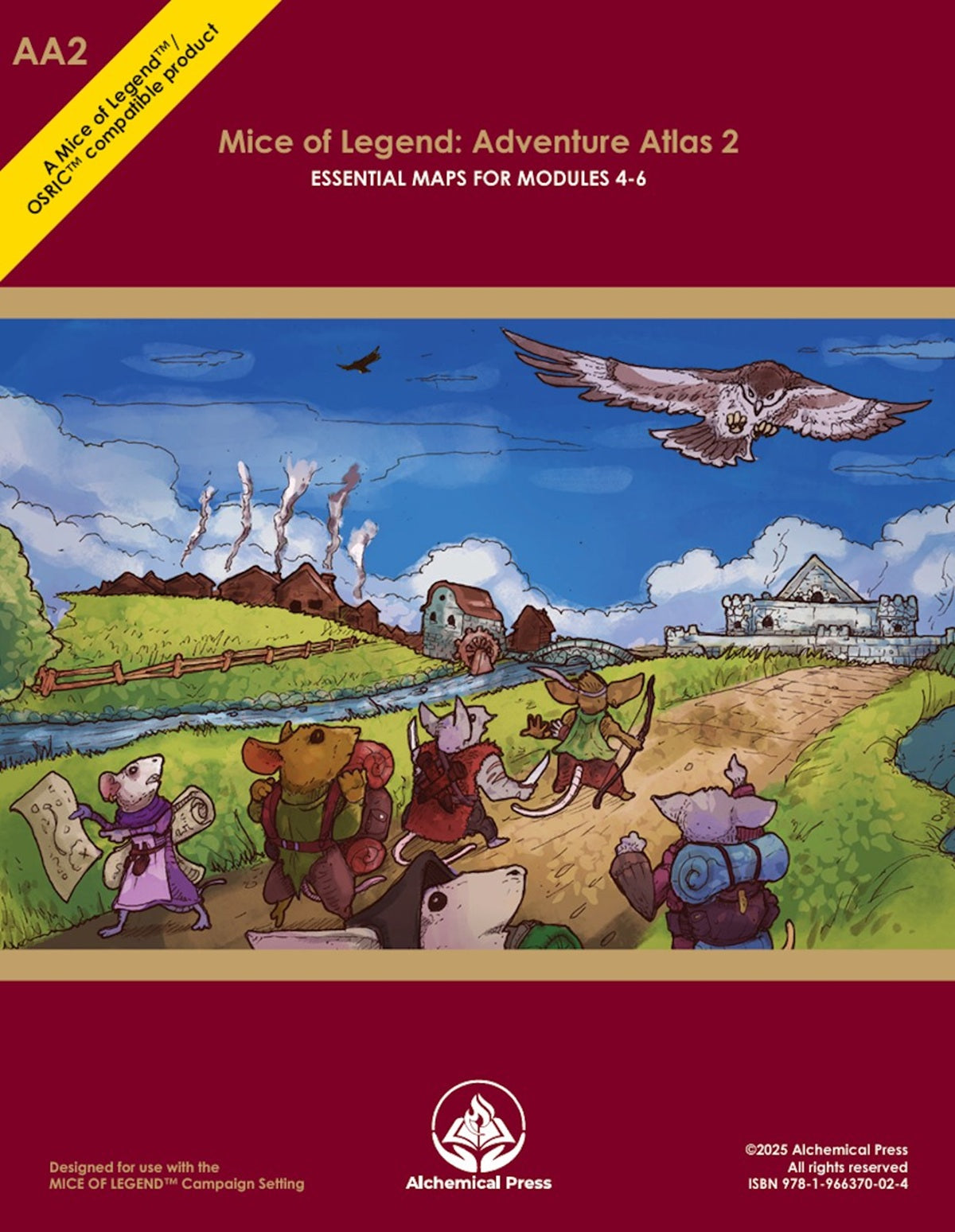 MICE OF LEGEND: ADVENTURE ATLAS 2 - MAPS FOR MODULES 4-6 (Pre-Order)