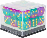 SD D6 DICE SET NORTHERN LIGHTS 12MM 18CT (Special Order)