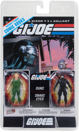 G.I. JOE 3" FIG W/ COMIC 2PK-WV1-DUKE & SNAKE EYES (Special Order)