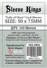 SK 'SAILS OF GLORY' SLEEVES 50MM X 75MM 110CT (Special Order)