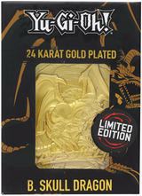 YU-GI-OH! LIMITED EDITION 24K GOLD PLATED B. SKULL DRAGON METAL CARD (Special Order)