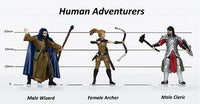 CHARACTERS OF ADV: HUMAN ADVENTURERS SET B (Special Order)