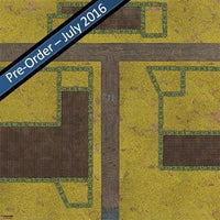 TANKS:VILLERS BOCAGE GAME MAT 5/PACK-RETAILER ONLY (Special Order)
