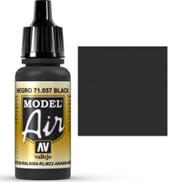VALLEJO: MODEL AIR BLACK (17ML) (Special Order)