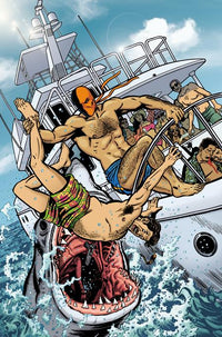 DEATHSTROKE INC #12 CVR C LAPHAM SWIMSUIT CARD STO (Special Order)