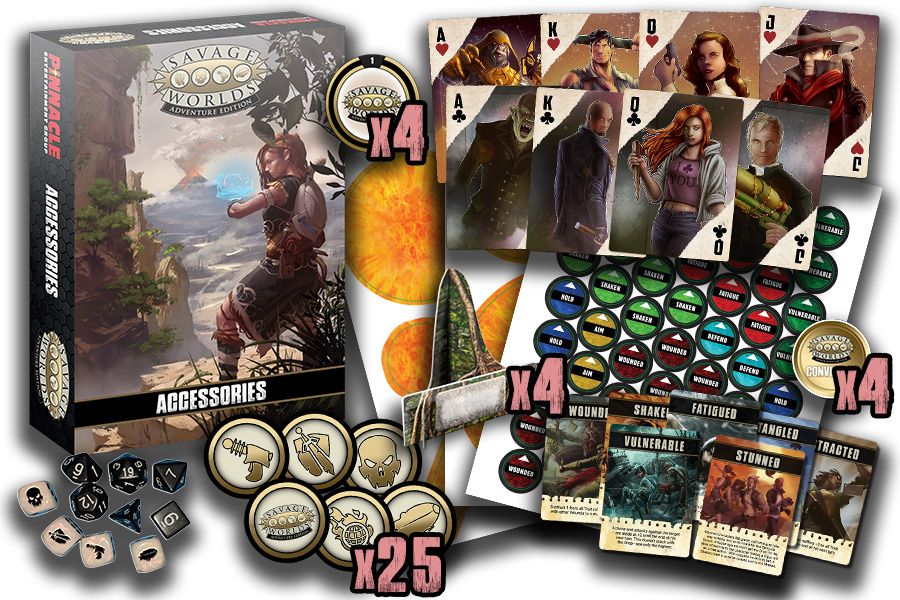 SAVAGE WORLDS ADVENTURE EDITION: ACCESSORY BOX (Pre-Order)