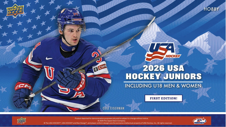 2026 Upper Deck Team USA Juniors Hockey Hobby Box