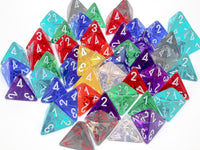 TRANSLUCENT D4 BAG OF 50 ASSORTED (Special Order)