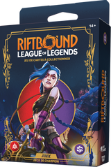 RIFTBOUND FRENCH LEAGUE OF LEGENDS TCG ORIGINS CHAMPION DECK JINX 4CT DISPLAY (Special Order)