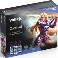 VALLEJO: TRUE METALLIC METAL CORE SET (Special Order)
