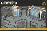 BATTLEFIELD IN A BOX: HEXTECH TRINITY CITY HIGHWAY EXITS AND TUNNELS 12CT (Special Order)