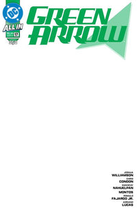 GREEN ARROW #350 BLANK SKETCH (Special Order)