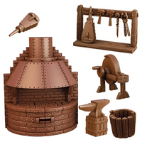 TERRAIN CRATE - BLACKSMITH & STABLE (Special Order)