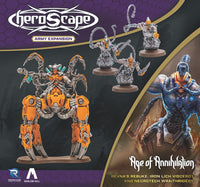 HEROSCAPE REVNA'S REBUKE - IRON LICH VISCEROT AND NECROTECH WRAITHRIDERS ARMY EXPANSION (Special Order)
