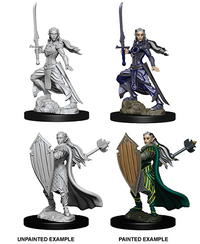 DND UNPAINTED MINIS WV9 FEMALE ELF PALADIN (Special Order)