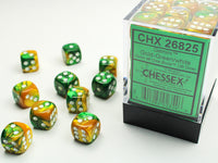 GEMINI 36D6 GOLD-GREEN/WHITE 12MM (Special Order)