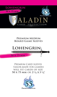 B&D PALADIN PREMIUM SLEEVES MEDIUM LOHENGRIN 50MM X 75MM (Special Order)